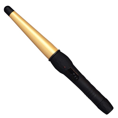 SILVER BULLET FASTLANE LARGE CERAMIC CONICAL CURLING IRON - GOLD