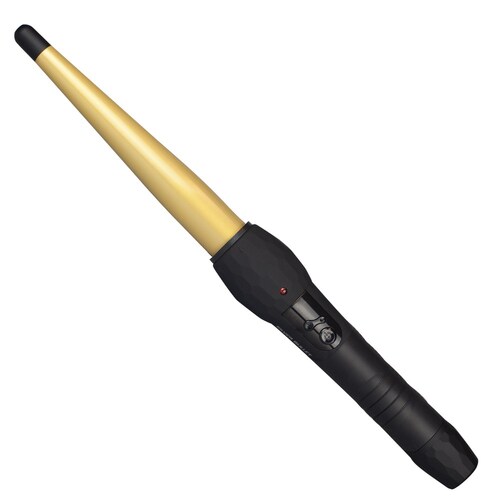 SILVER BULLET FASTLANE REGULAR CERAMIC CONICAL CURLING IRON - GOLD