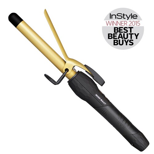 SILVER BULLET FASTLANE GOLD 19mm CERAMIC CURLING IRON