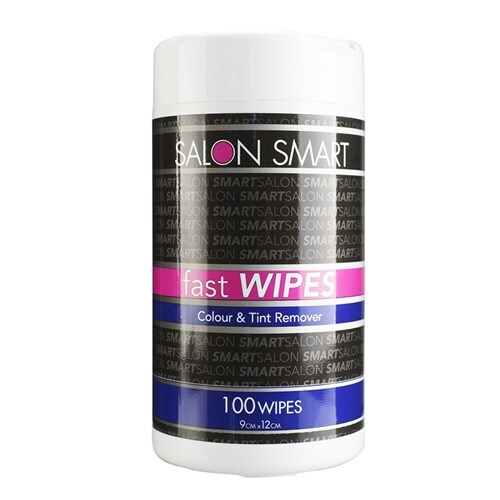 SALON SMART FAST WIPES COLOUR TINT REMOVER - 100wipes
