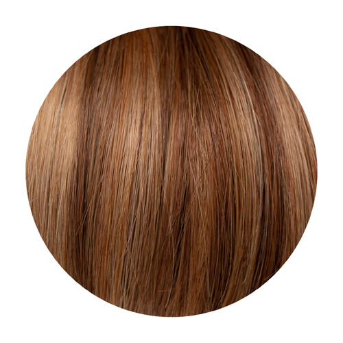 Seamless1 Caramel Blend Human Hair Clip In Extensions 21.5" 5pcs