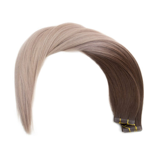 Seamless1 Cafe Latte Ultimate Balayage Tape Hair Extensions 21" 20pcs
