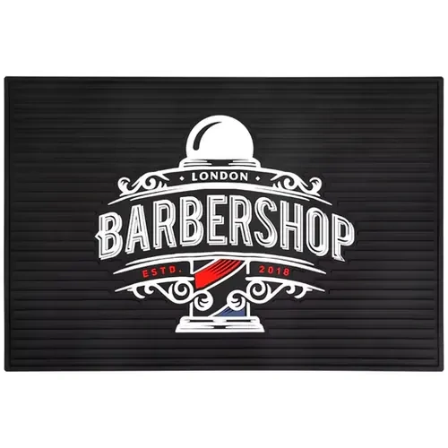 BARBER SHOP LONDON RUBBER TOOL MAT - 45x30cm