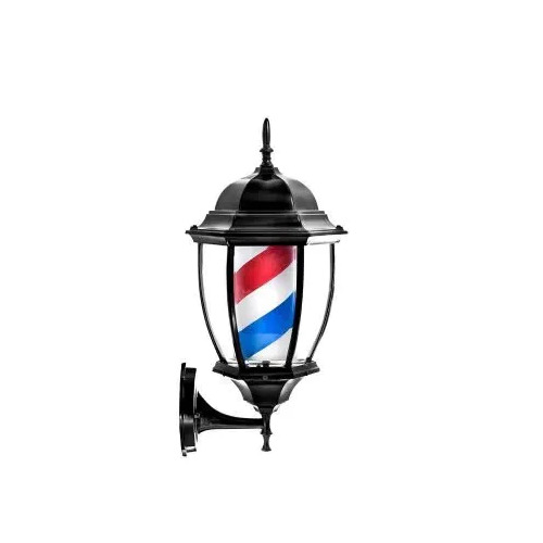 BARBER POLE ACEYLIC LIGHT - 25x23x43