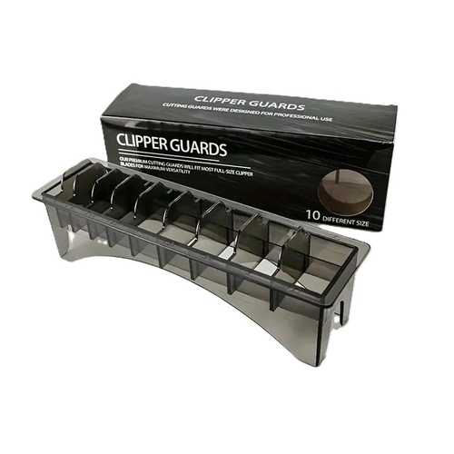 CLIPPER GUARDS ATTACHMENT HOLDER 10 DIFFERENT SIZE  - Black