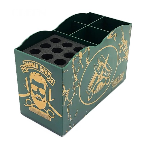 WAVE EDGE BARBER SCISSOR HOLDER - GREEN