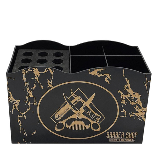 WAVE EDGE BARBER SCISSOR HOLDER - BLACK