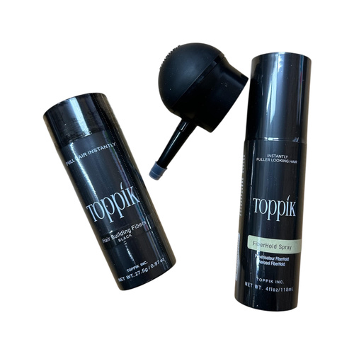 TOPPIK HAIR FIBER PERFECTING TOOL KIT - BLACK