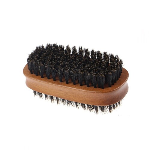 BEARD BRUSH OVAL SHAPED DOUBLE SIDED