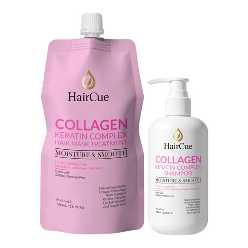 HAIRCUE COLLAGEN HAIR SHAMPOO & MASK TREATMENT DUO