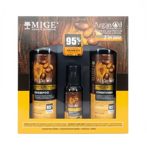 MIGE ARGAN OIL & PROTEIN 3 in 1 TRIO PACK 